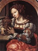 Jan Gossaert Mabuse Lady Portrayed as Mary Magdalene oil on canvas